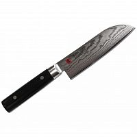 Kasumi Нож кухонный Сантоку японский Шеф Damascus 84013