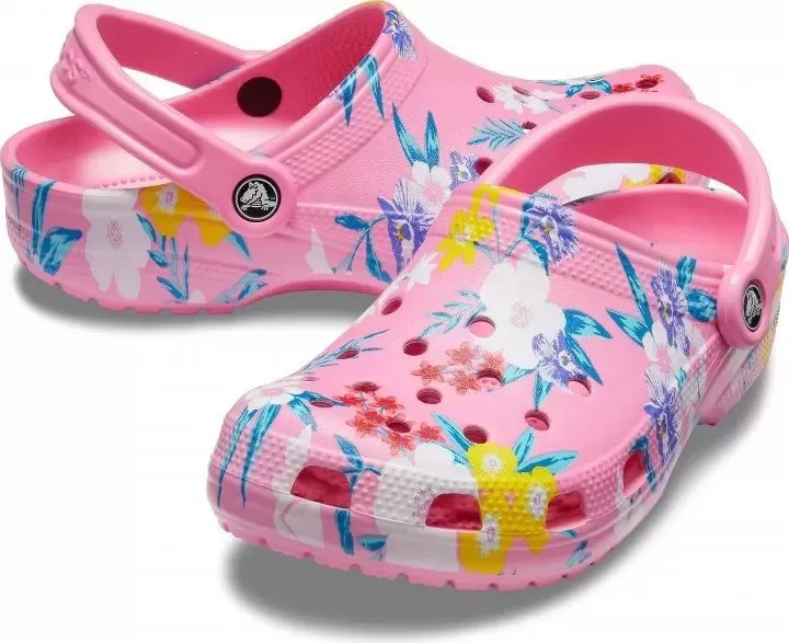 Tropical crocs on sale
